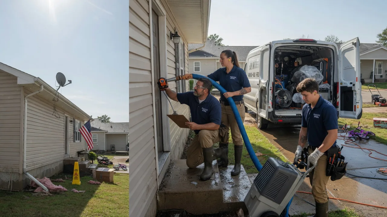 Ceiling Water Damage Restoration in New Concord, OH near me